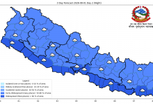 Photo of चार प्रदेशका पहाडी क्षेत्रमा आज भारी वर्षाको सम्भावना