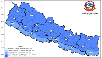 Photo of मनसुनको प्रभाव कायम, बाढीपहिरोको जोखिमबाट सतर्क रहन आग्रह