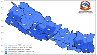 Photo of मनसुन सक्रिय, देशका केही स्थानमा भारी वर्षाको सम्भावना