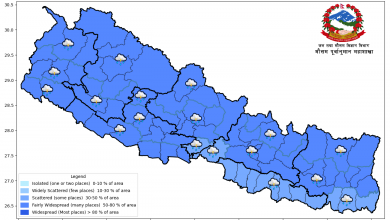 Photo of देशभर मनसुन सक्रिय, केही प्रदेशमा भारी वर्षाको सम्भावना