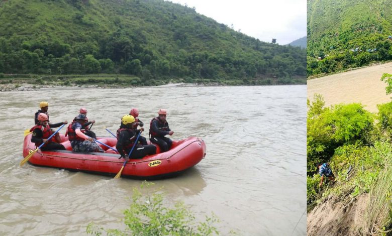 सुनकोसीमा खसेको कार र यात्रुको अवस्था अझै अज्ञात