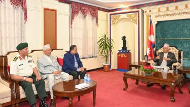 Photo of राष्ट्रपति पौडेलद्वारा पुनर्निर्माण र पुनःस्थापनालाई तीव्रता दिन सरकारको ध्यानाकर्षण
