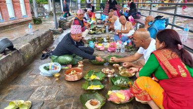 Photo of वर्षाको प्रभावः गोकर्णेश्वरमा श्राद्ध गराउने घटे