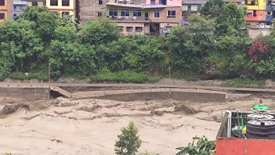 Photo of कालीगण्डकीको बाढीले बेनीमा कटान गर्न थाल्यो
