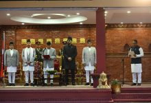 Photo of उद्योगमन्त्रीमा दीपक कुमार साह नियुक्त,पद तथा गोपनीयताको शपथ