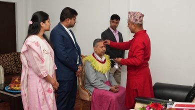 Photo of उपराष्ट्रपतिबाट बडादसैँको टीका ग्रहण