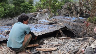 Photo of धान भित्र्याउने बेलाको खेत क्षणभरमै बगर बनेपछि…