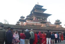 Photo of तलेजु भवानीको दर्शन गर्न भक्तपुरमा भक्तजनको ओइरो