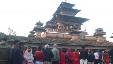 Photo of तलेजु भवानीको दर्शन गर्न भक्तपुरमा भक्तजनको ओइरो