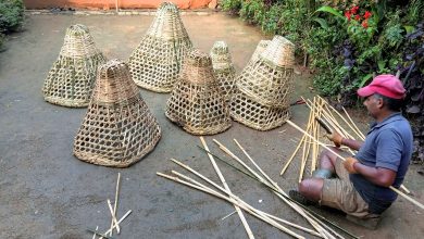 Photo of डोको बुन्दै, सीप सिकाउँदै