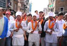 Photo of ललितपुरमा हर्षोउल्लासका साथ मनाइयो पायः (खड्ग) जात्रा