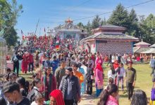 Photo of उग्रतारा भगवती मन्दिरमा दर्शनार्थीको घुइँचो