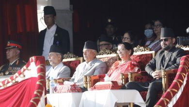 Photo of सैनिक मञ्च टुँडिखेलमा फूलपाती बढाइँ