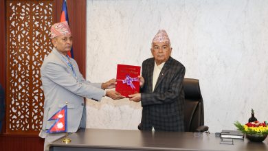 Photo of भाषा आयोगको वार्षिक प्रतिवेदन राष्ट्रपतिसमक्ष पेश