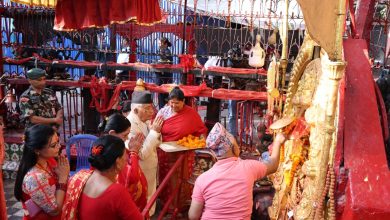 Photo of राष्ट्रपतिद्वारा उपत्यकाका विभिन्न शक्तिपीठको दर्शन र पूजाअर्चना