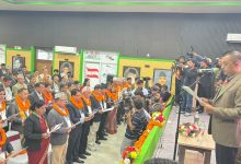 Photo of नेपाली कांग्रेसका नवनिर्वाचित पदाधिकारी तथा सदस्यले लिए शपथ