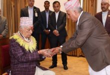 Photo of राष्ट्रपति पौडेलद्वारा दसैंको टीका र जमरा ग्रहण