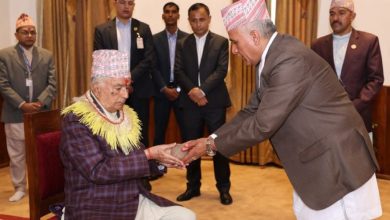 Photo of राष्ट्रपति पौडेलद्वारा दसैंको टीका र जमरा ग्रहण